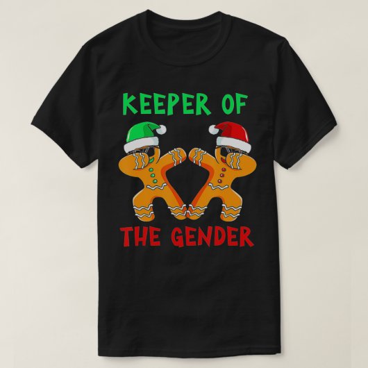 Gingerbrood Gendergelijkheid onthult de man/vrouw T-shirt (Design voorkant)