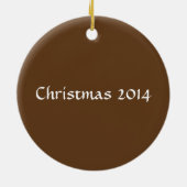 Gingerbrood Ginger Bread Cake Keramisch Ornament (Achterkant)