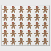 Gingerbrood Girl Cadeaupapier (Vlak)