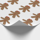 Gingerbrood Girl Cadeaupapier (Hoek)