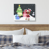 Gingerbrood Girl Canvas Afdruk (Insitu (Slaapkamer))