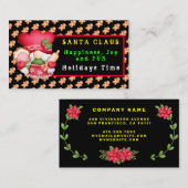 Gingerbrood Gnome Aanpassen kleur en tekst Visitekaartje (Voorkant / Achterkant)