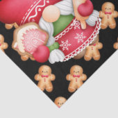 Gingerbrood Gnome Aanpassen Kleur Tissuepapier (Detail)