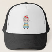 Gingerbrood Grandma Trucker Pet (Voorkant)