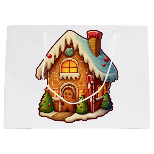 Gingerbrood Groot Cadeauzakje (Voorkant)