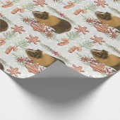 Gingerbrood Guinee Pig Cadeaupapier (Hoek)