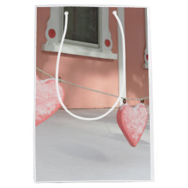 Gingerbrood Harten in sneeuw - Martha's wijntuin Medium Cadeauzakje