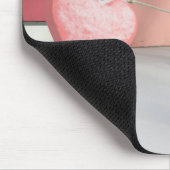 Gingerbrood Harten in sneeuw - Martha's wijntuin Muismat (Hoek)