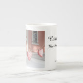 Gingerbrood Harten in sneeuw - Martha's wijntuin Porselein Kop (Voorkant)