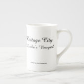 Gingerbrood Harten in sneeuw - Martha's wijntuin Porselein Kop (Rechts)