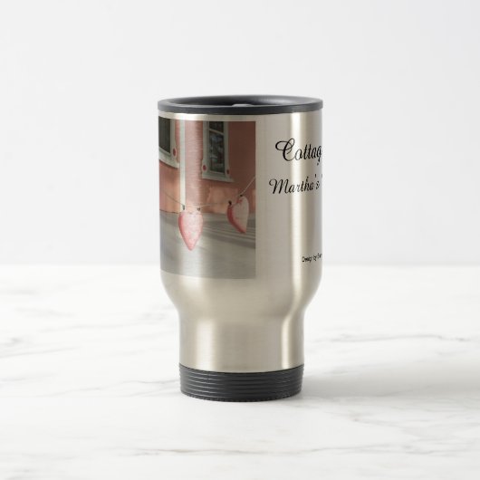 Gingerbrood Harten in sneeuw - Martha's wijntuin Reisbeker (Center)