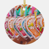 Gingerbrood Heart Cookies Lebkuchen Valentijn Keramisch Ornament (Voorkant)