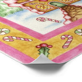 Gingerbrood Heart House Poster (Hoek)