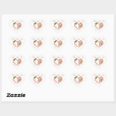 Gingerbrood Heart Sticker (Vel)