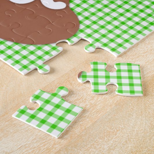 Gingerbrood Holiday Boy Legpuzzel (Zijkant)