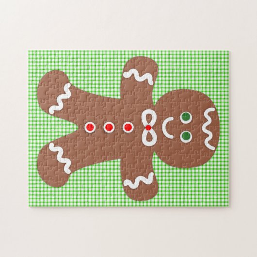 Gingerbrood Holiday Boy Legpuzzel (Horizontaal)