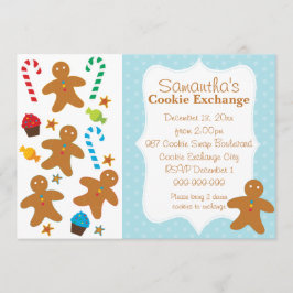 Gingerbrood Holiday Cookie Exchange Kaart