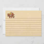 Gingerbrood Holiday Cookie Swap Uitnodiging (Achterkant)