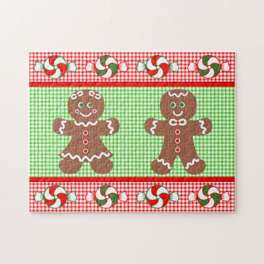 Gingerbrood Holiday Legpuzzel (Horizontaal)