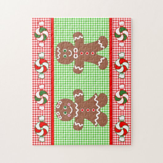 Gingerbrood Holiday Legpuzzel (Verticaal)
