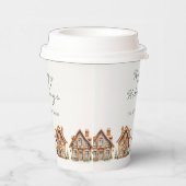 Gingerbrood Holiday Papieren Bekers (Rechts)