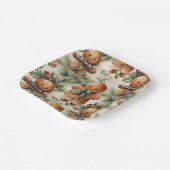 Gingerbrood Holiday Papieren Bordje (Gebogen)