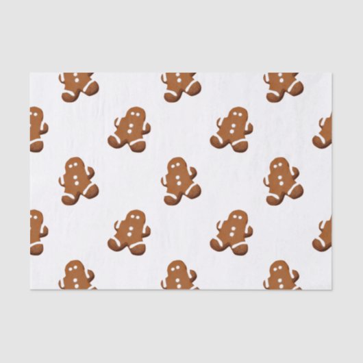 Gingerbrood Holiday Tissue Paper Tissuepapier (Voorkant)