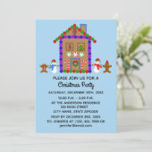 Gingerbrood House #1-2 Uitnodigingskaart Save The Date (Staand voorkant)