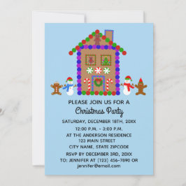 Gingerbrood House #1-2 Uitnodigingskaart Save The Date