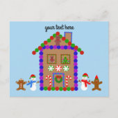 Gingerbrood House #1 Briefkaart (Voorkant)