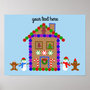 Gingerbrood House #1 Poster