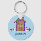 Gingerbrood House #1 Sleutelhanger (Voorkant)