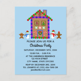 Gingerbrood House #1 Uitnodiging Briefkaart