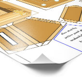 GingerBrood House 1st Home Lijst Ornament Craft Foto Afdruk (Hoek)