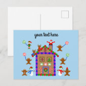 Gingerbrood House #2 Briefkaart (Voorkant / Achterkant)