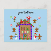 Gingerbrood House #2 Briefkaart (Voorkant)