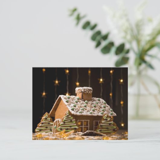 Gingerbrood House 2 Briefkaart (Staand voorkant)