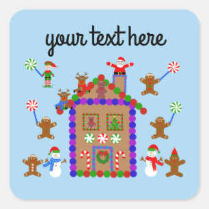 Gingerbrood House 2 Stickers