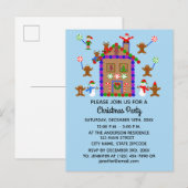 Gingerbrood House #2 Uitnodiging Briefkaart (Voorkant / Achterkant)