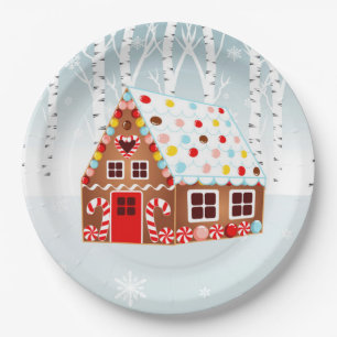 Gingerbrood House Birthday Party Bord