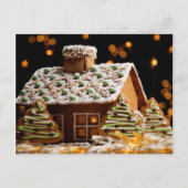 Gingerbrood House Briefkaart (Voorkant)