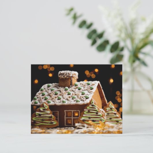 Gingerbrood House Briefkaart (Staand voorkant)