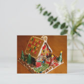 Gingerbrood House Briefkaart (Staand voorkant)