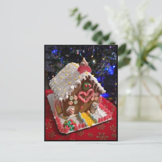 Gingerbrood House Briefkaart (Staand voorkant)