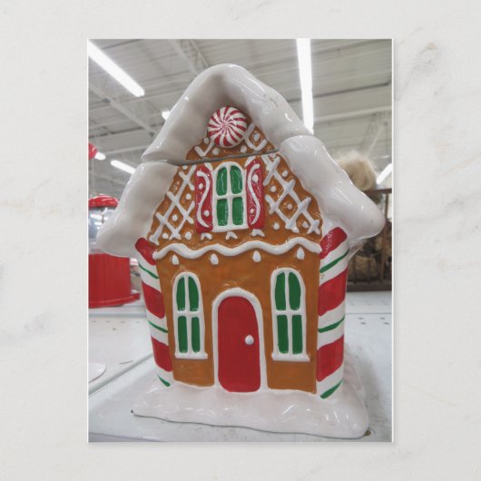 Gingerbrood House Briefkaart (Voorkant)