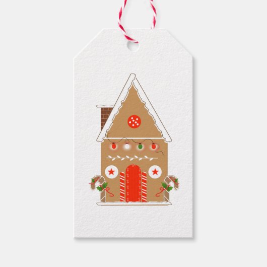 Gingerbrood House Cadeaulabel (Voorkant)