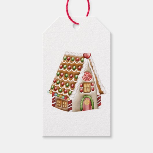 Gingerbrood House Cadeaulabel (Voorkant)