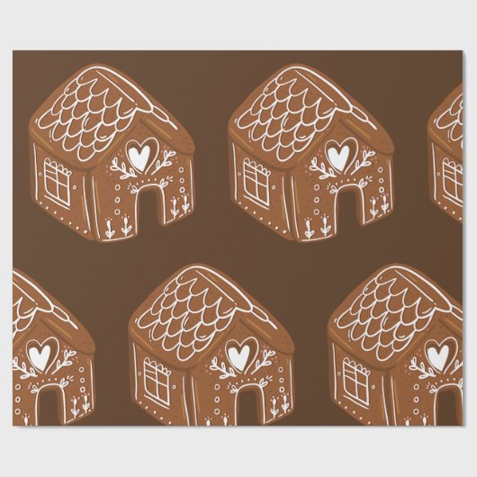 Gingerbrood House Cadeaupapier (Vlak)