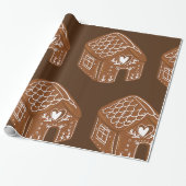 Gingerbrood House Cadeaupapier (Uitgerold)