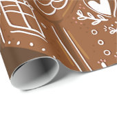 Gingerbrood House Cadeaupapier (Rol Hoek)